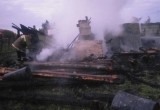 Две бани на одном участке сгорели дотла в Череповецком районе (ФОТО) 