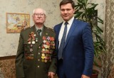 75-ая годовщина битвы на Курской дуге, поздравить ветерана битвы пришел лично мэр Вологды