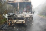 В Вологодской области на ходу загорелся рейсовый автобус (ФОТО) 