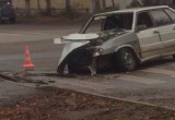 "ВАЗ 2114" снес с дороги дерзкий внедорожник "Toyota Land Cruiser"в самом центре Вологды (ФОТО) 
