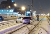 В Череповце иномарка покалечила пешехода и остановила движение трамваев (ФОТО) 