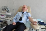 Вологодские полицейскими стали донорами крови