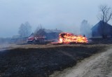 Деревня сгорела в Бабаевском районе