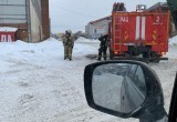 В Вологде горит ТЦ Луч на Ленинградской 