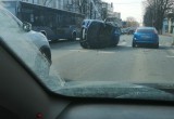 В Вологде на перекрестке Предтеченской и Советского проспекта около часа назад  произошло жесткое ДТП