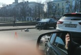В Вологде на перекрестке Предтеченской и Советского проспекта около часа назад  произошло жесткое ДТП
