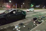 Серьезное ДТП в Череповце: "Volkswagen" сбил "Renault" и отправил его в столб 