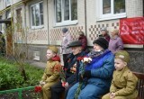 Ветеран Владимир Сафонов командовал парадом Победы, который прошел в его дворе