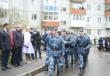 Ветеран Владимир Сафонов командовал парадом Победы, который прошел в его дворе