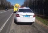 На трассе Вологда-Новая Ладога вновь перевернулся лихач на ВАЗ 2112