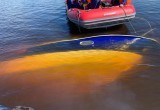Потерпевший крушение в Кубенском озере катер найден  