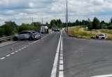 Опубликовано видео жесткого ДТП на трассе Вологда-Медвежьегорск  