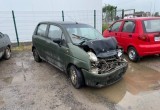 Странный «Daewoo Мatiz» протаранил припаркованный «Кia Rio» на Кирилловском шоссе  