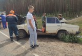 Пострадавшего вырезали из кузова ВАЗа после ДТП на трассе «Вологда-Медвежьегорск»  