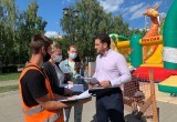 Владельца батута на площади Чайковского в Вологде из-за нарушений наказали