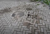 В Череповце из-за дождей разрушается Набережная  
