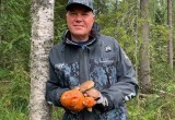 У медведя во бору грибы, ягоды беру: Олег Кувшиннков собирал грибы на медвежьей тропе 