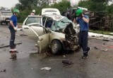 Четверо взрослых и двое детей погибли в лобовом столкновении «Калины» и «Газели»