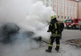 «Шкода» в движении загорелась на ул. Предтеченской в Вологде