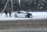 Жуткое ДТП в Вологодском районе едва не стило женщине-водителю жизни  