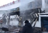 Появились подробности пожара на городском рынке и видео с места происшествия