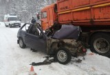 19-летний водитель легковушки погиб в жутком ДТП с КаМАЗом