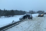 46-летняя автоледи едва не попала на стол патологоанатома с трассы М-8 в Вологодском районе 