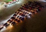 Автоёлка в Вологде поразила в этом году своим масштабом  