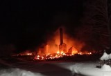 Опубликованы фото сгоревшего дотла жилого дома в Вологодском районе