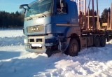 В Вологодском районе грузовой КАМАЗ переиграл и уничтожил «Опель Комбо»