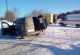 В Вологодском районе грузовой КАМАЗ переиграл и уничтожил «Опель Комбо»