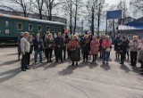 Депутат Марина Денисова поздравила ветеранов и коллектив ВРЗ с Днем Победы