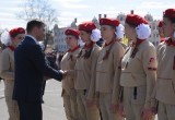 Первый школьный парад в честь Дня Победы прошел в Вологде