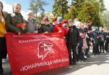 140 ребят из Вологды вступили в ряды юнармейцев в Кировском сквере
