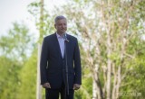 Гигантский портрет героя Великой Отечественной войны торжественно открыли на въезде в Кадников