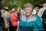 Гигантский портрет героя Великой Отечественной войны торжественно открыли на въезде в Кадников