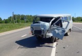 УАЗ столкнулся с мотоциклом в Вологодском районе