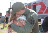 Сотрудники СОБР, участвовавшие в спецоперации, вернулись в Вологду