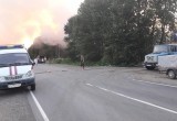 В Грязовецком районе второй день пытаются потушить вспыхнувшую свалку
