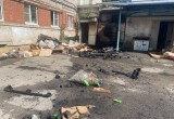 В Вологде подожгли магазин автозапчастей в Заречье: опубликовано видео инцидента