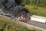Опубликован список автомобилей, которые сгорели в ДТП на Кишемском мосту в субботу