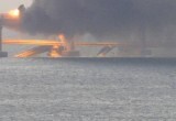 Появилось видео момента взрыва автомобиля на Крымском мосту и подробности происшествия 