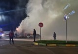 В Вологде полыхает цирк у РТЦ «РИО»: пожар очень серьезный