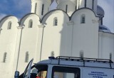 Вологодские спасатели сняли квадрокоптер с крыши Софийского собора