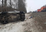 В Вологодской области водитель иномарки закончил свою жизнь в кювете федеральной трассы