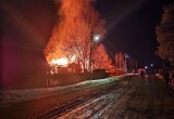 Возможен поджог: стали известны подробности пожара в трехквартирном доме на востоке Вологодчины