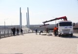 Антивандальные бетонные скамейки в виде камней появятся у Архангельского моста в Череповце