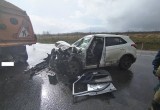 Водитель легковушки пострадал в массовой аварии на федеральной трассе между Вологдой и Череповцом