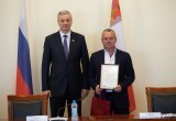 Андрей Луценко наградил вологжан, участвовавших в подготовке автобани для зоны СВО