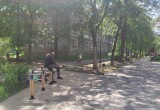 Бульвар отмыт и покрашен: на улице Пирогова поведен небольшой ремонт